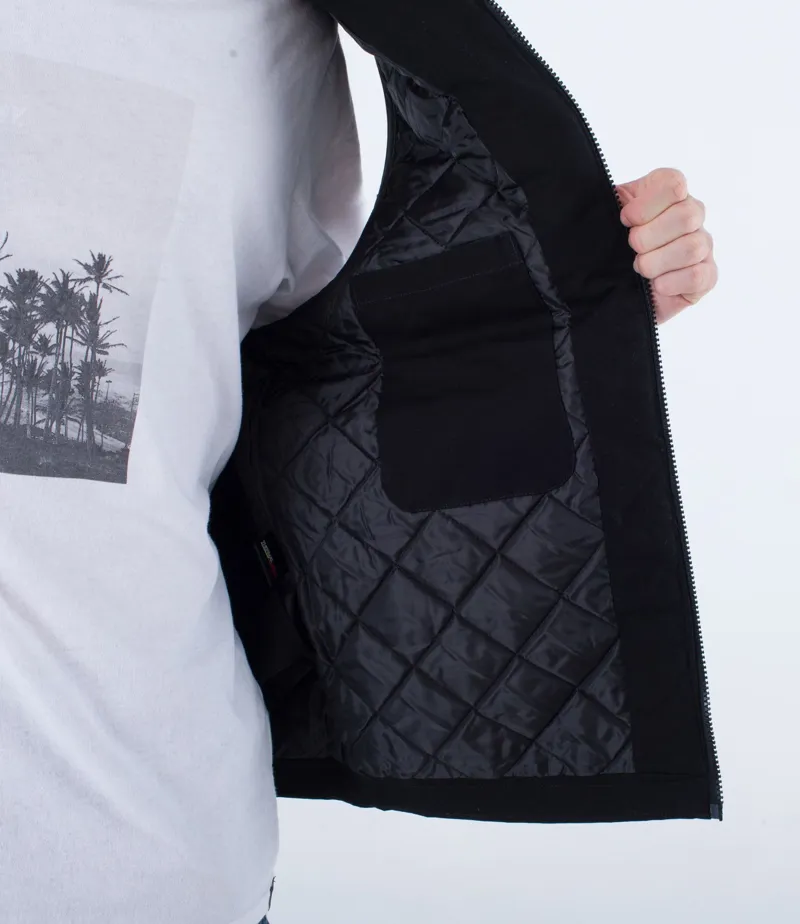 Hurley Chip Worker Gilet Vest Black-4