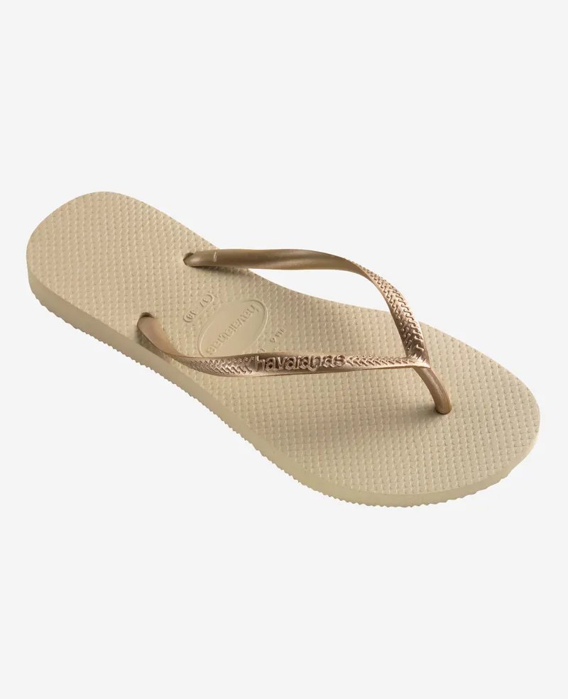 Havaiana Slim Sand Grey/Light Gold-1