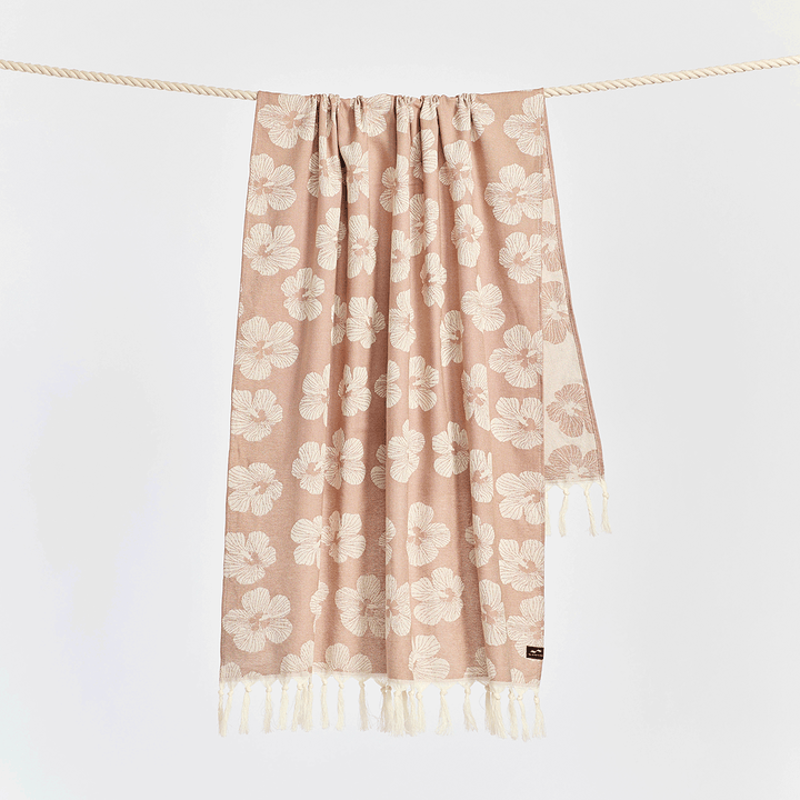 Slowtide Hau Turkish Towel - Fawn-1