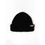 Rusty Trio Beanie Black - Unisex Knitted Hat