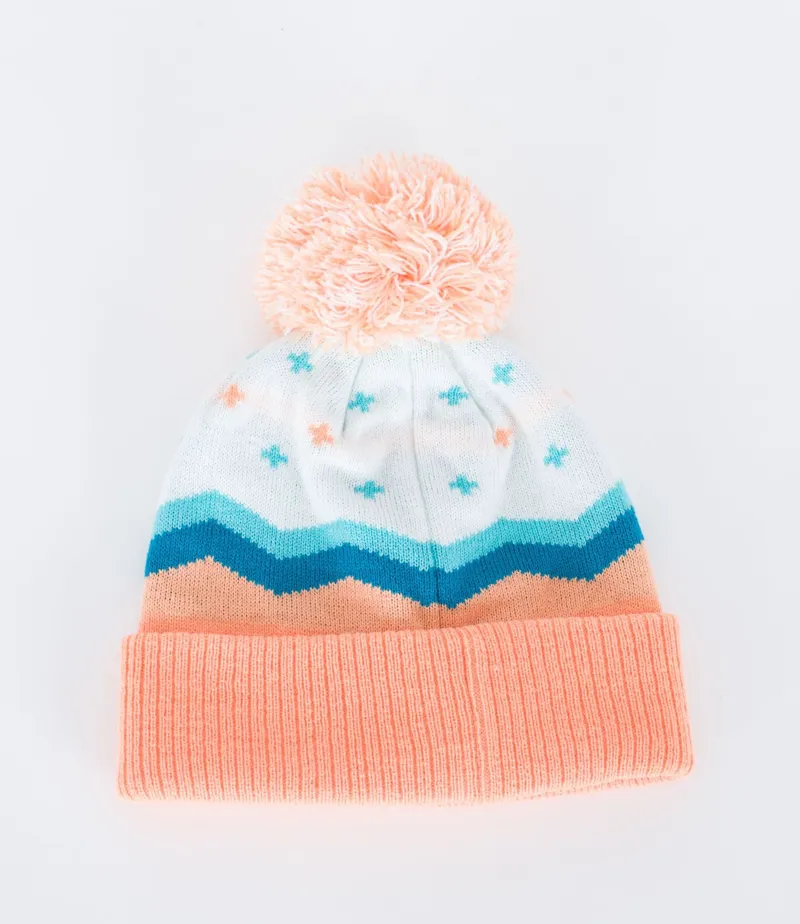 Hurley Aurora Pom Beanie Washed Coral-1