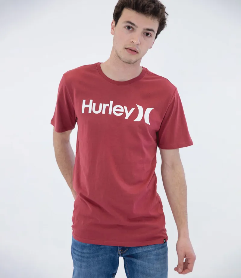 Hurley One And Only Solid Tee in red