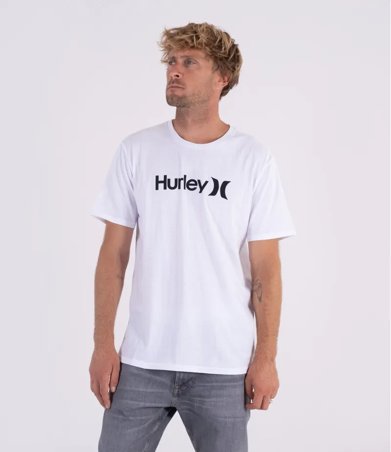 Hurley One And Only Solid Tee in White-1
