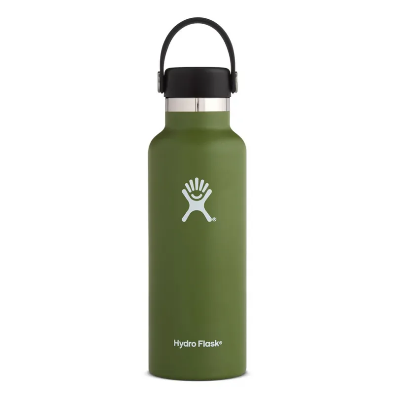 Hydro Flask 18 oz Standard Mouth Standard Flex Cap in Olive