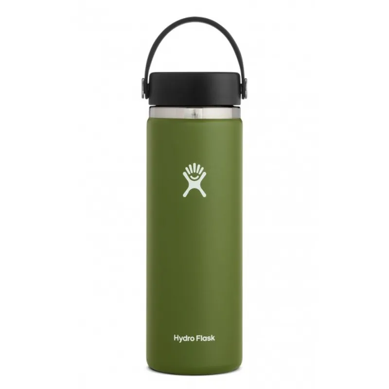 Hydro Flask 20 oz Wide Mouth with Flex Cap 2.0 in Olive