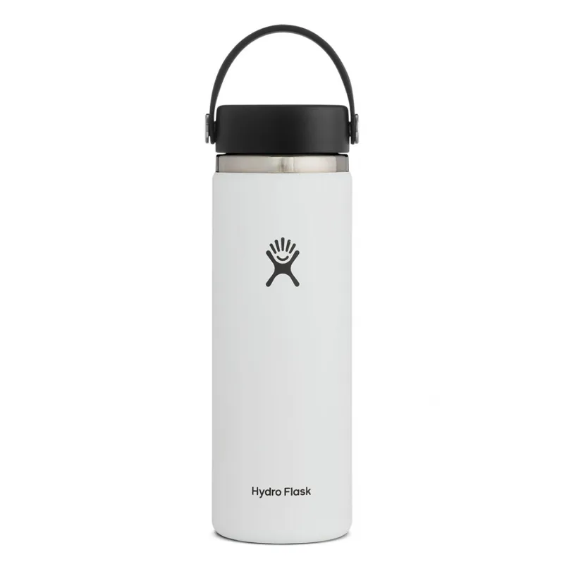 Hydro Flask 20 oz Wide Mouth with Flex Cap 2.0 in White
