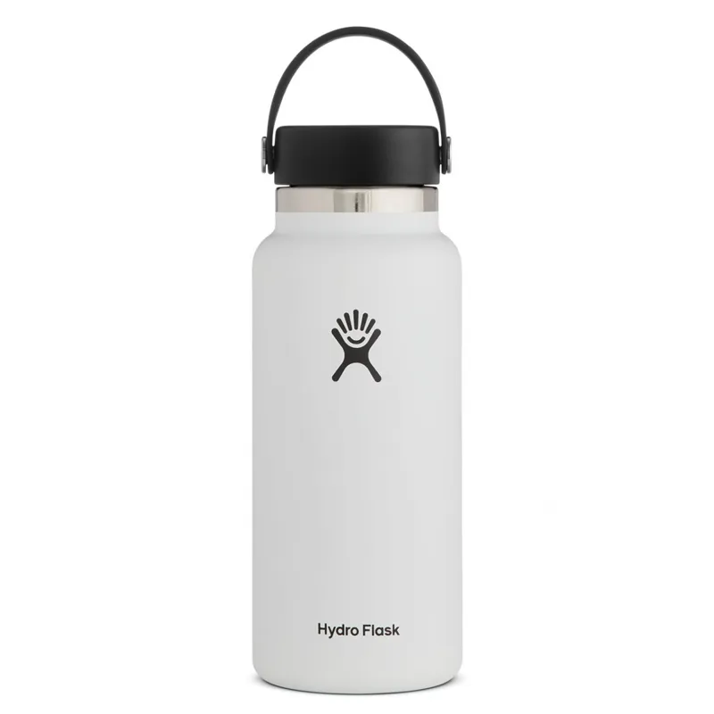 Hydro Flask 32 oz Wide Mouth with Flex Cap 2.0 in White