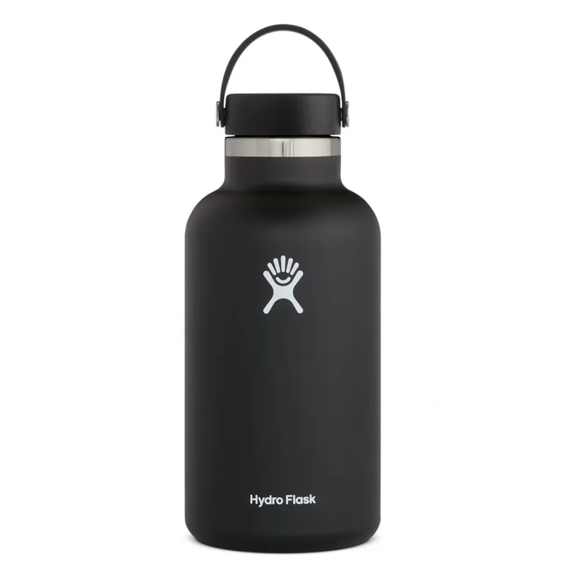Hydro Flask 64 oz Wide Mouth with Flex Cap 2.0 in Black