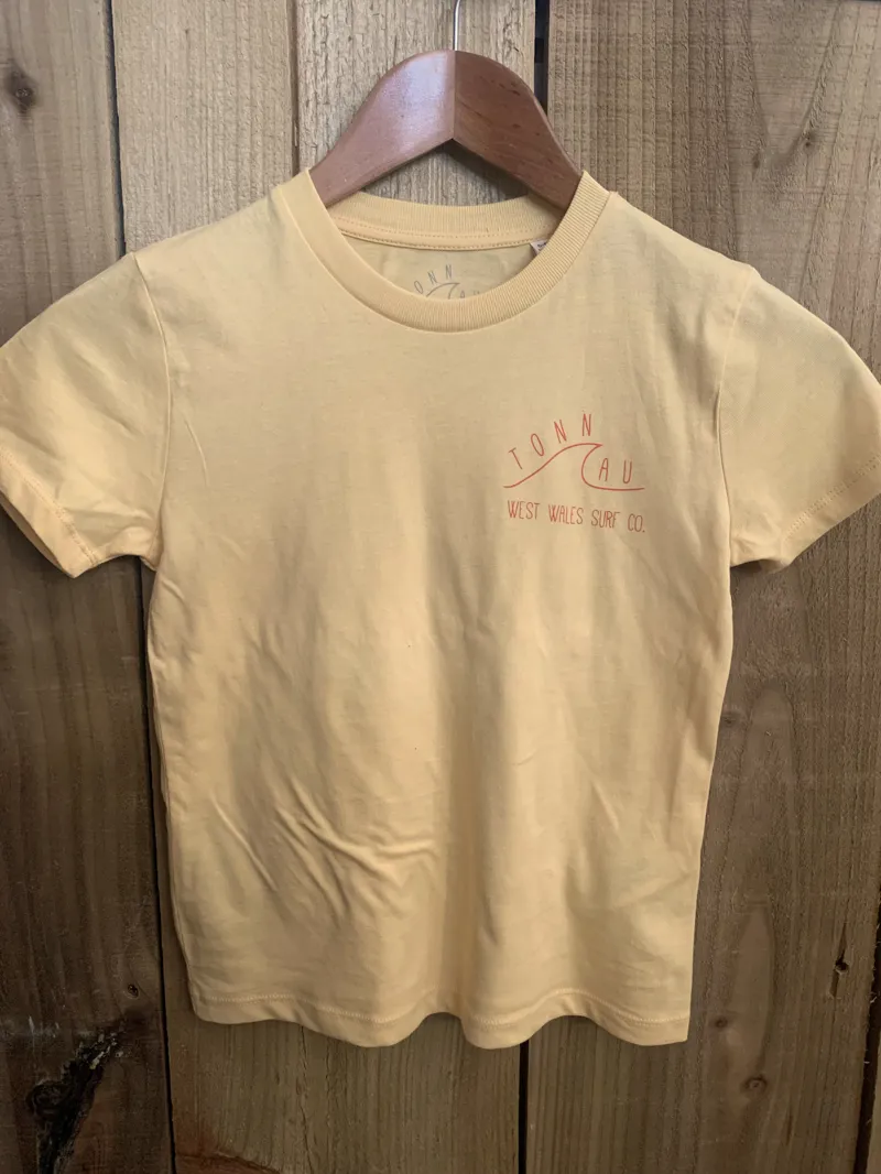 Tonnau Classic Kids Tee in Yellow-1