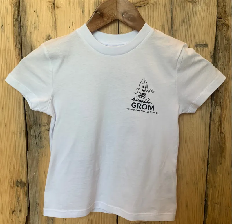 Tonnau Grom Kids Tee White-1