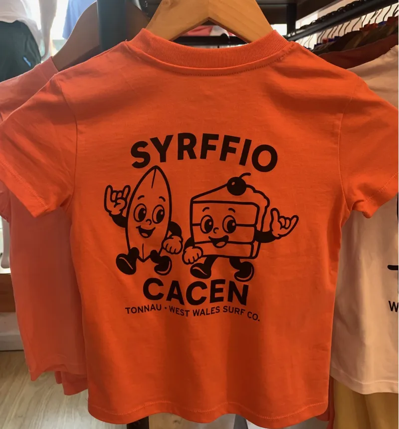 Tonnau Grom Kids Tee Coral Orange