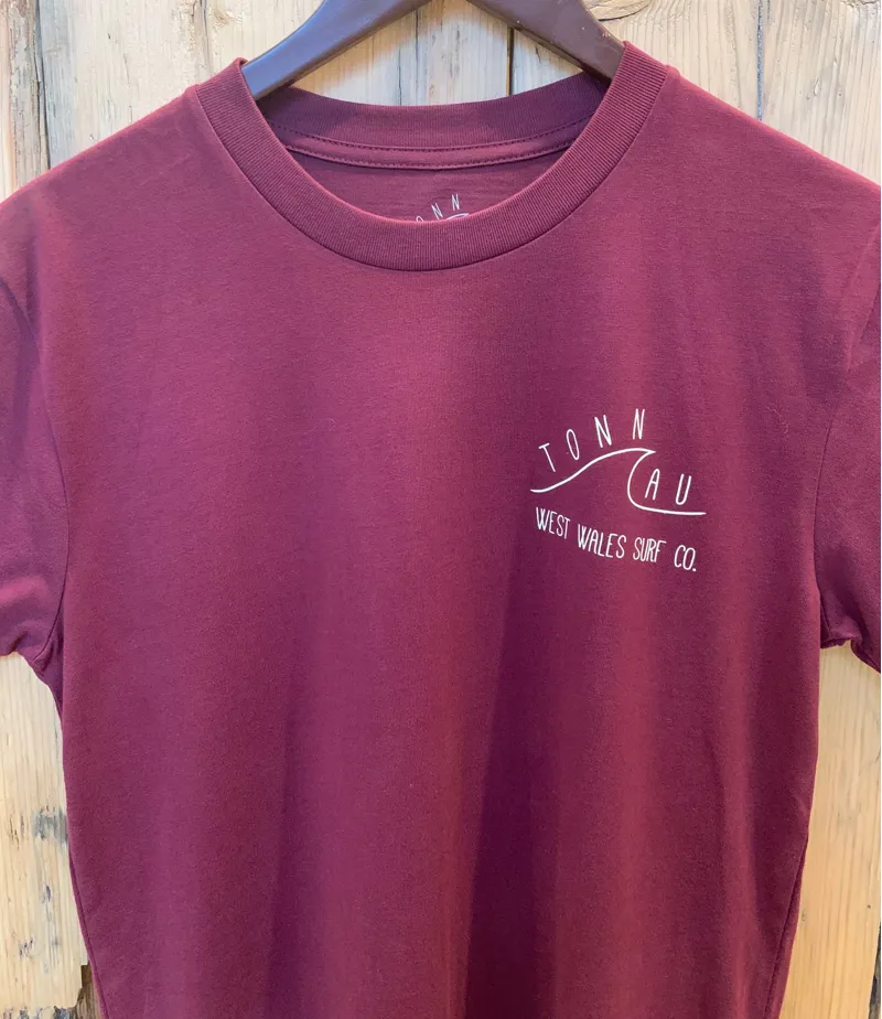 Tonnau Classic Tee Burgundy-1