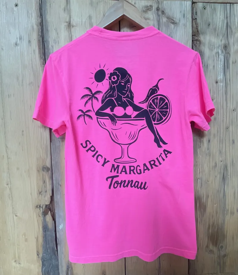 Tonnau Margarita Tee in Neon Pink
