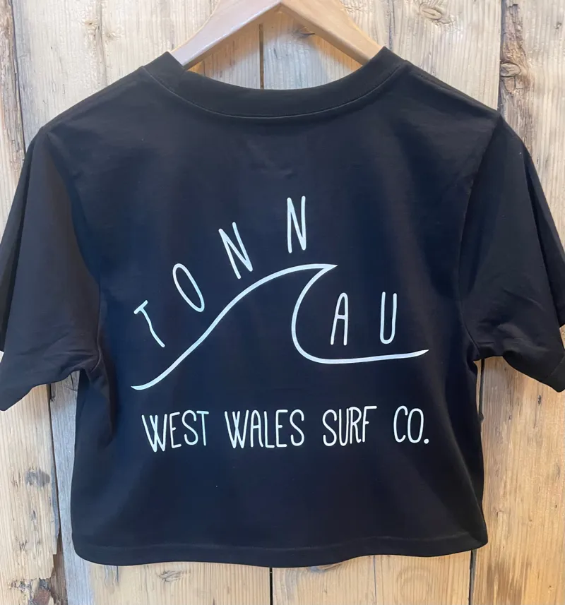 Tonnau Classic Cropped Tee - Black-1