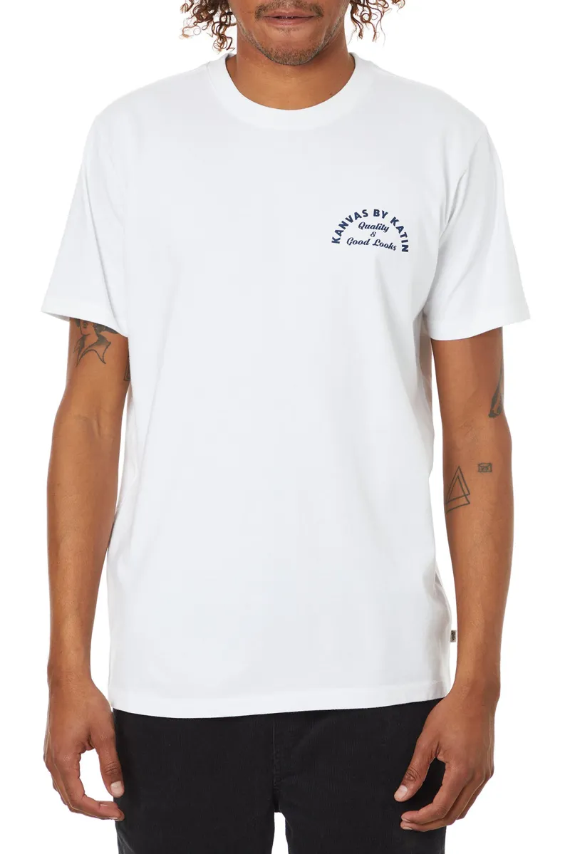 Katin Heritage Tee in White-1