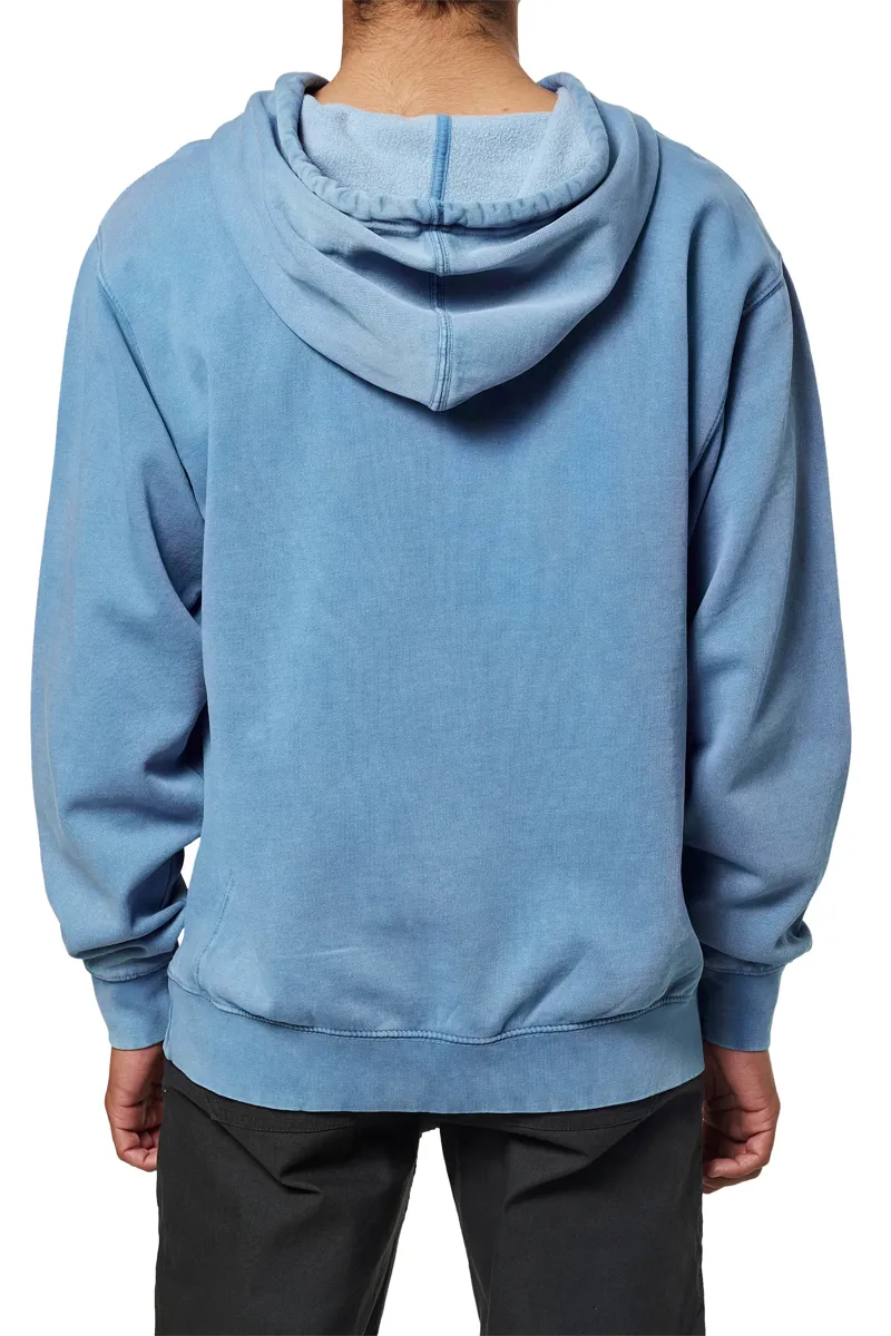 Katin Embroidered Hoodie Bay Blue Sand Wash - Sweatshirt-2