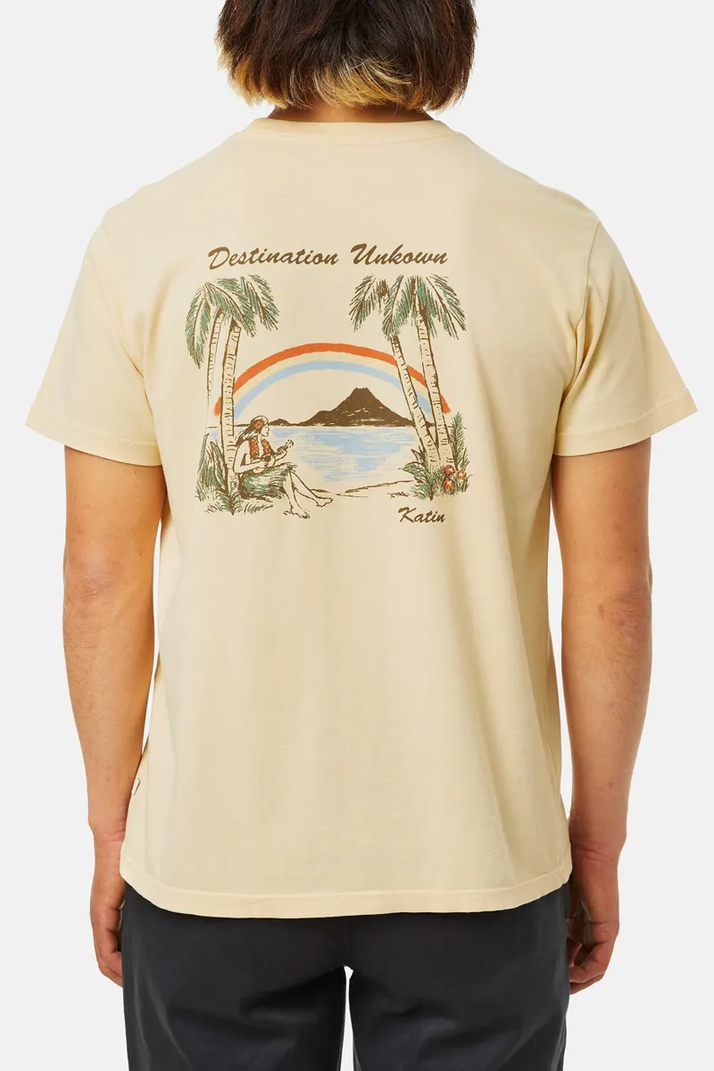 Katin Breezy Tee Sun Yellow Sand Wash