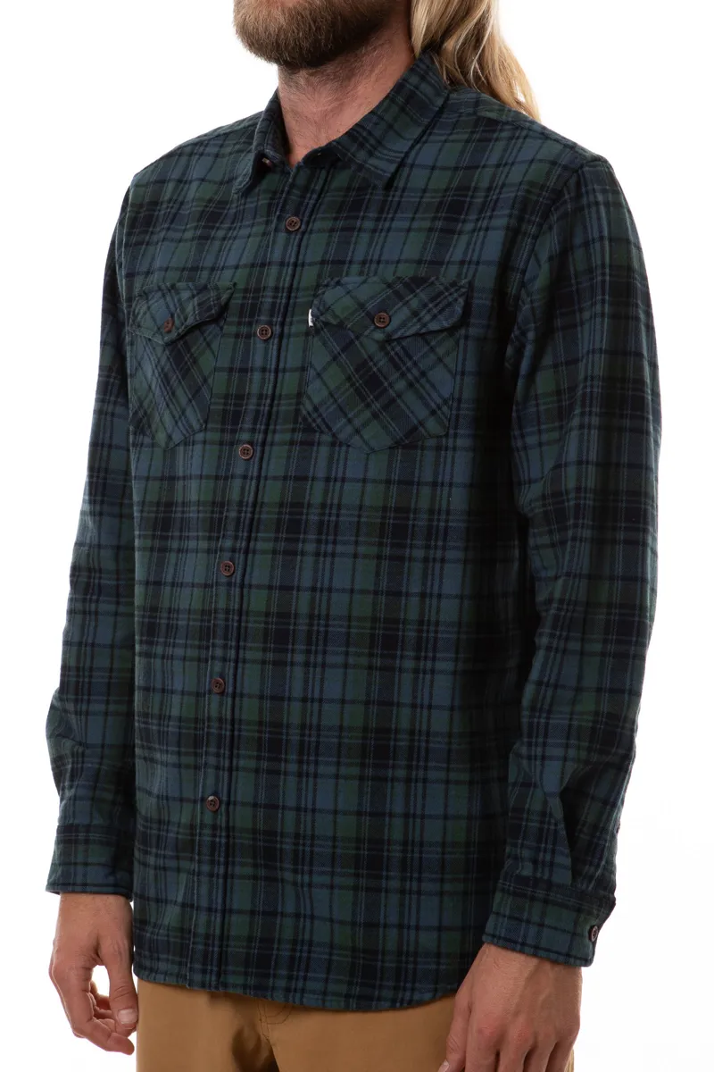 Katin Fred Flannel Baltic Blue Shirt 2020-1