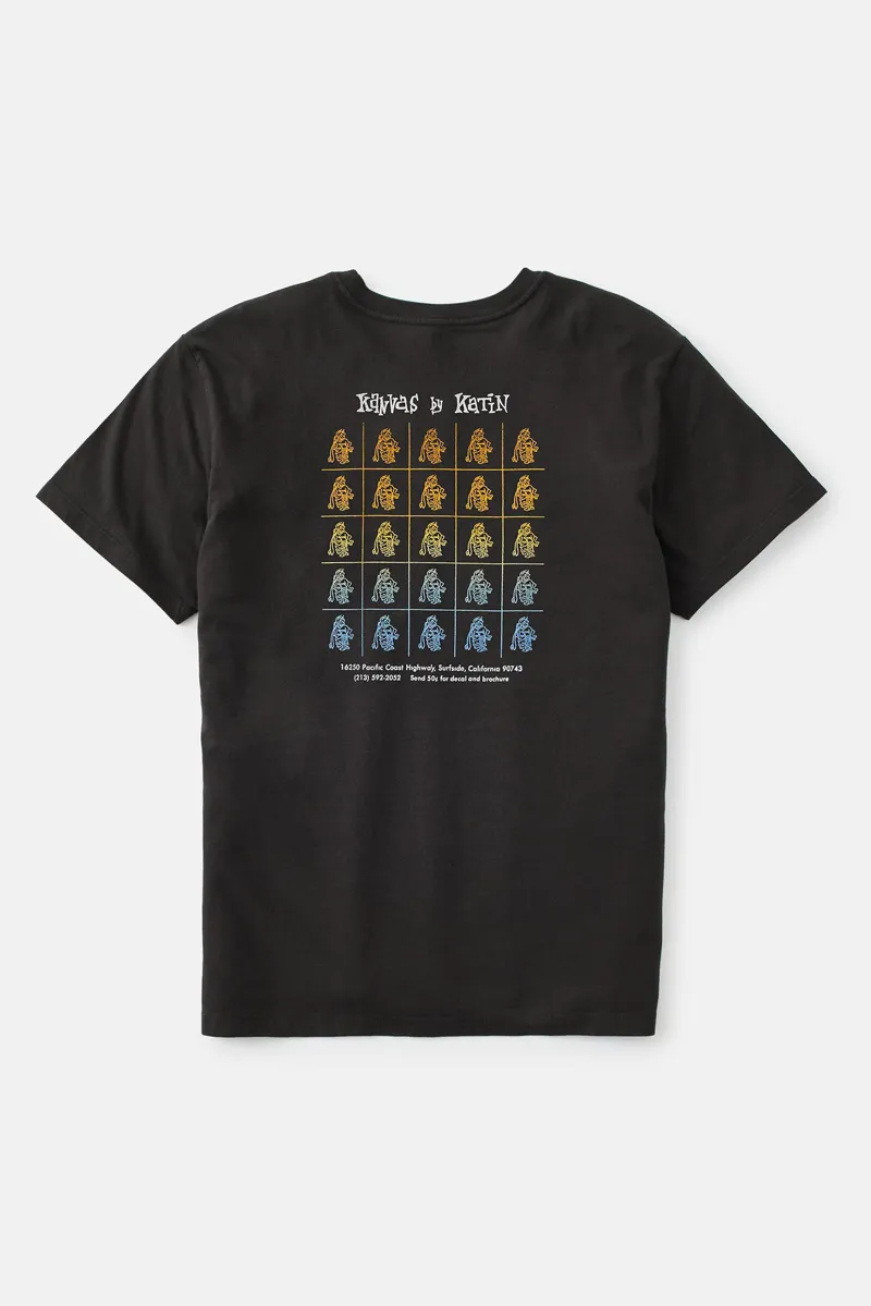 Katin Leary Tee Black Wash-4