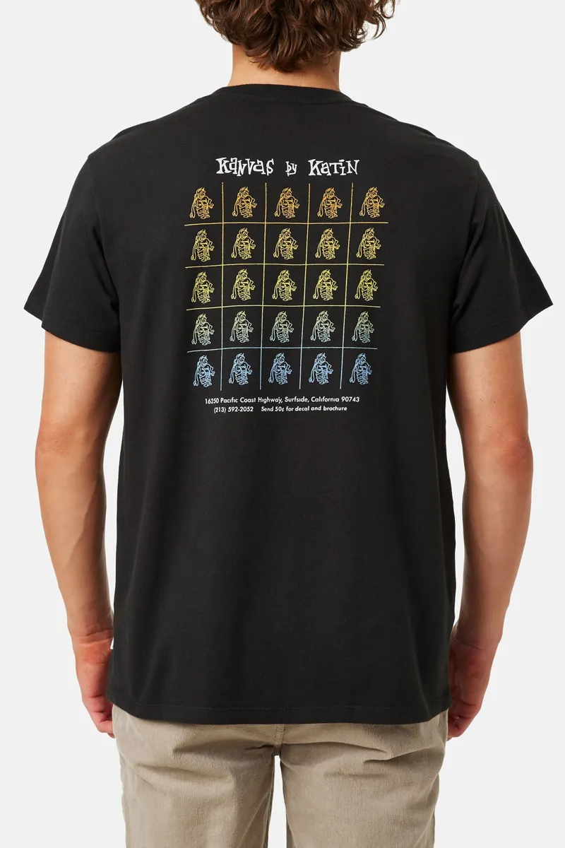 Katin Leary Tee Black Wash