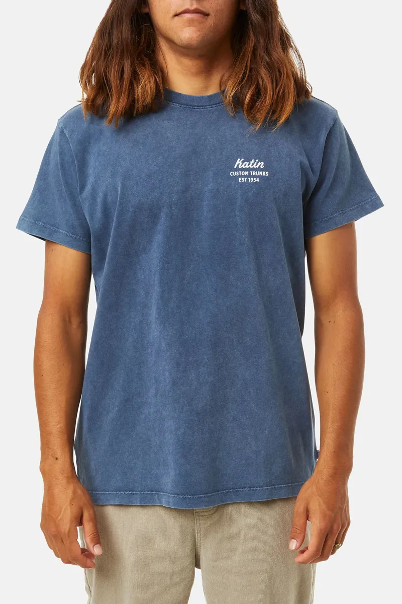 Katin Log Tee In Navy Mineral