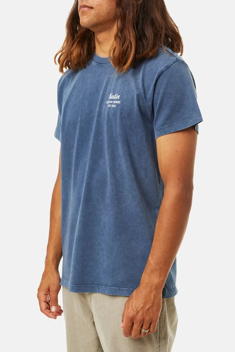 Katin Log Tee In Navy Mineral-1