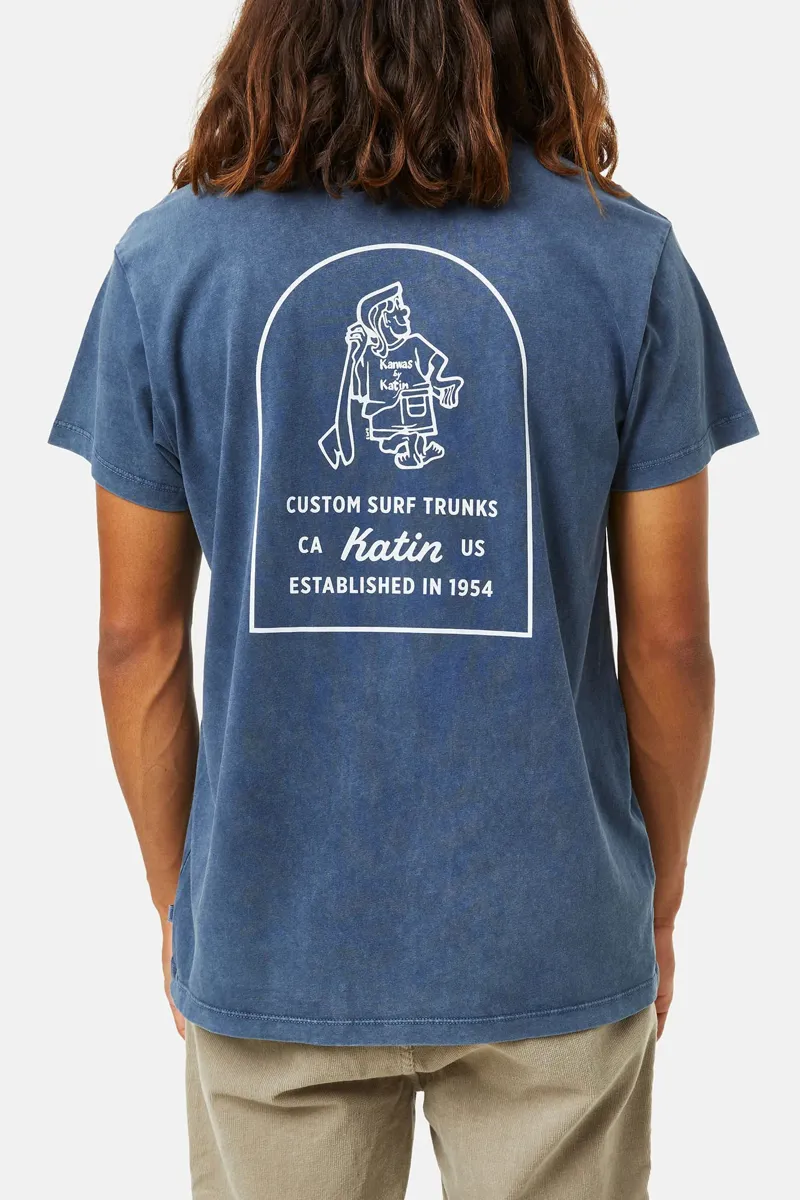 Katin Log Tee In Navy Mineral-2