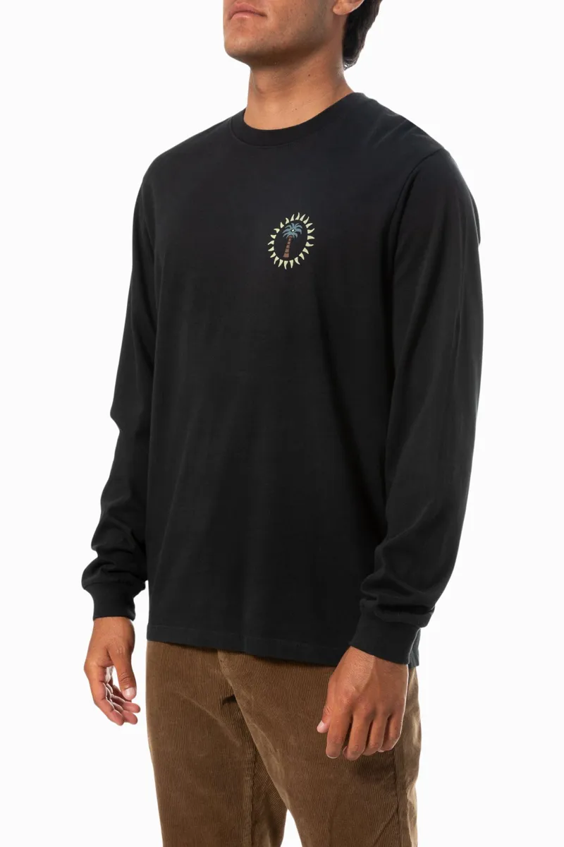 Katin Mysto Long Sleeve Tee Black Wash-1