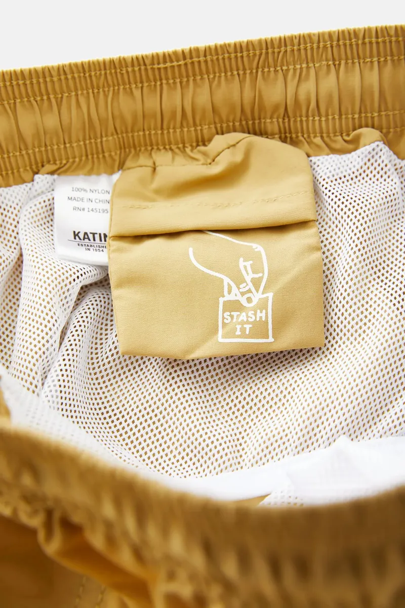 Katin Poolside Volley Shorts - Brass-8