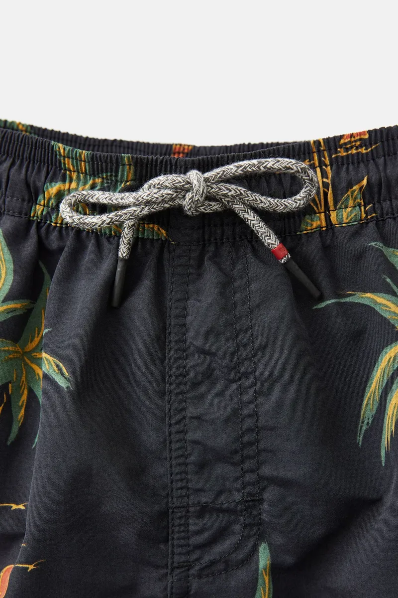 Katin Schooner Volley Board Shorts in Black Wash-7