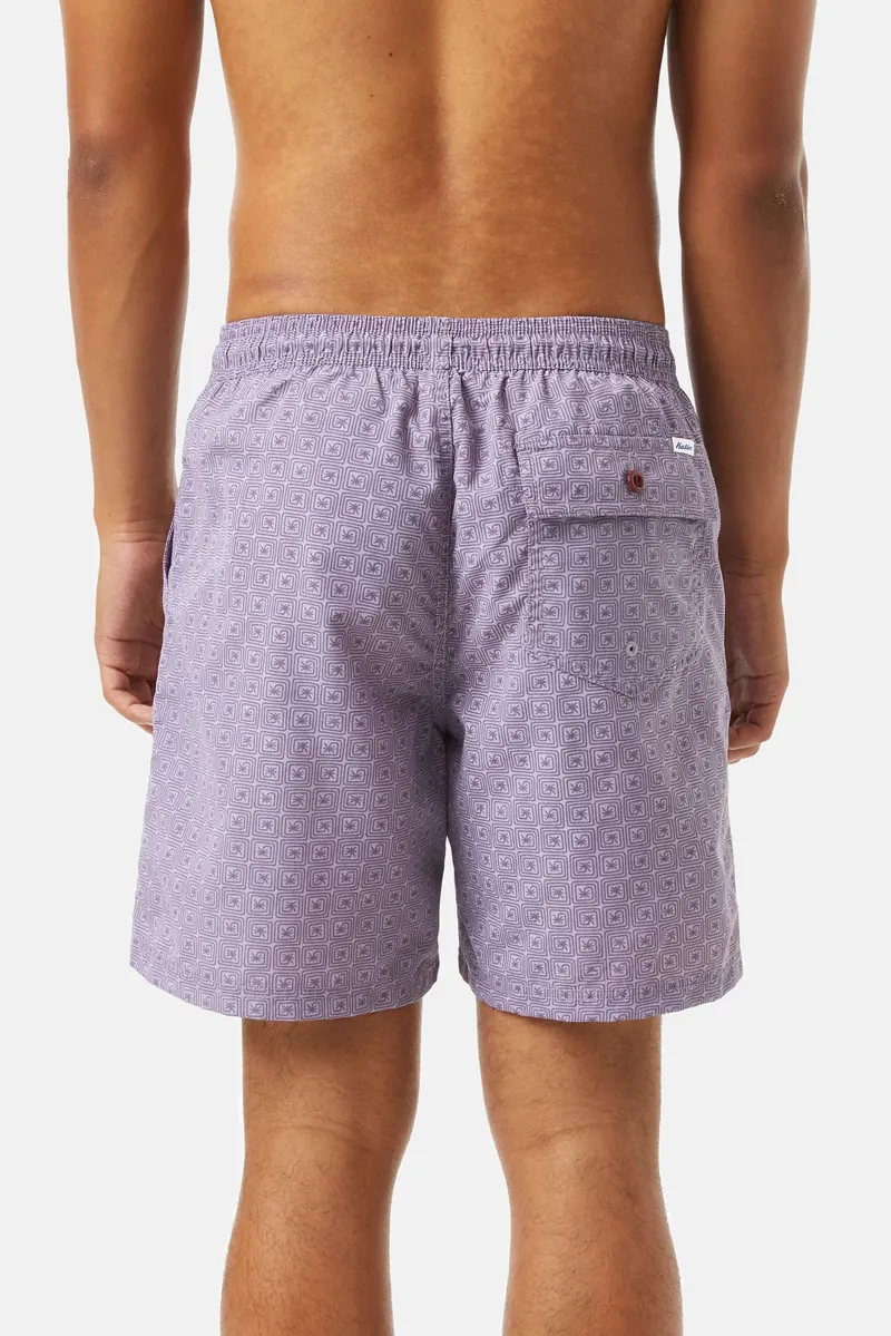 Katin Spiral Volley Shorts in Lavender-2