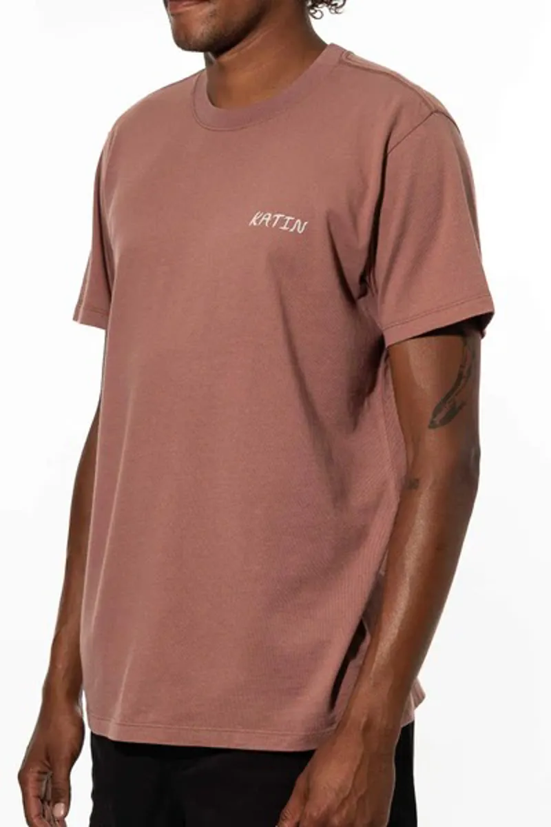 Katin Swirl Tee in Dark Clay-1