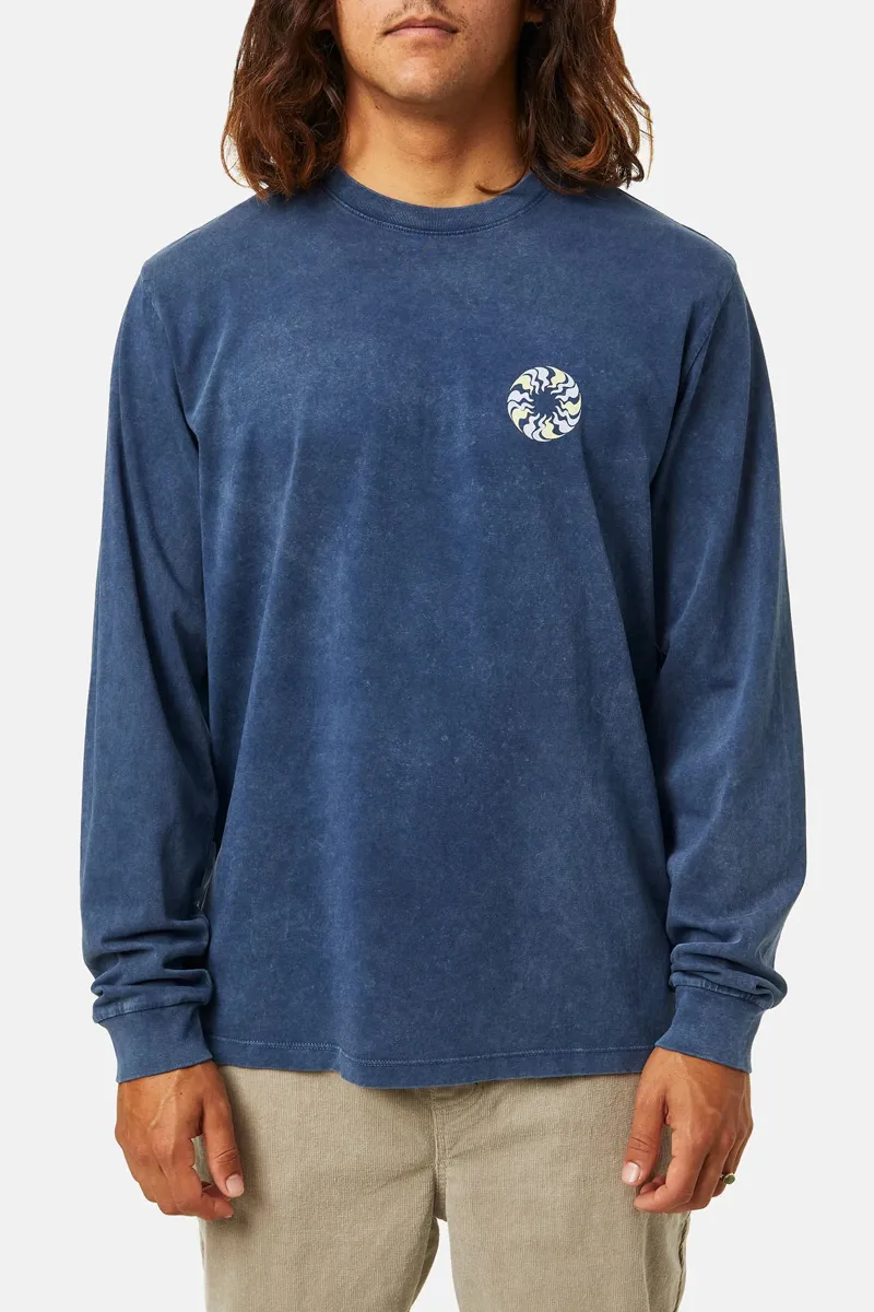 Katin Traveler Long Sleeve Tee in Navy Mineral