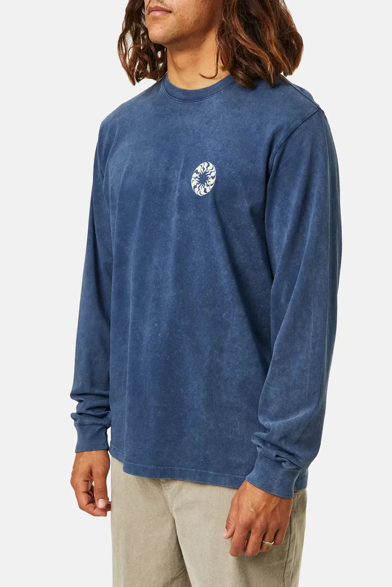 Katin Traveler Long Sleeve Tee in Navy Mineral-1