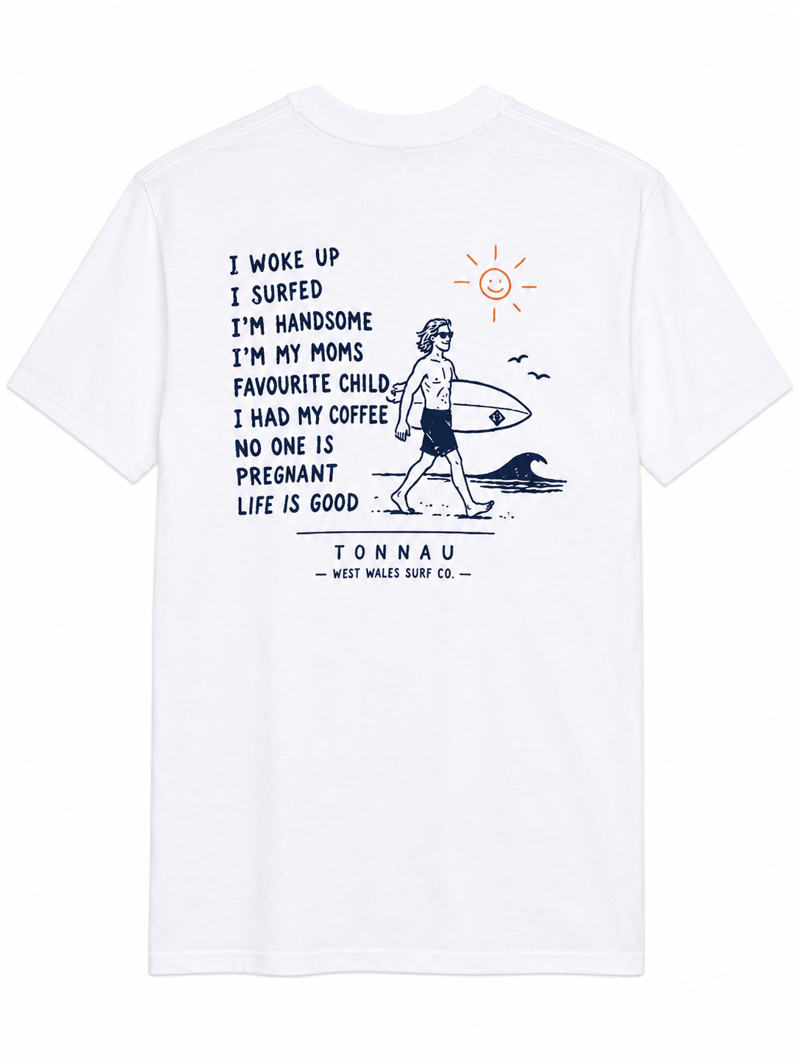Tonnau Life is Good Tee - White