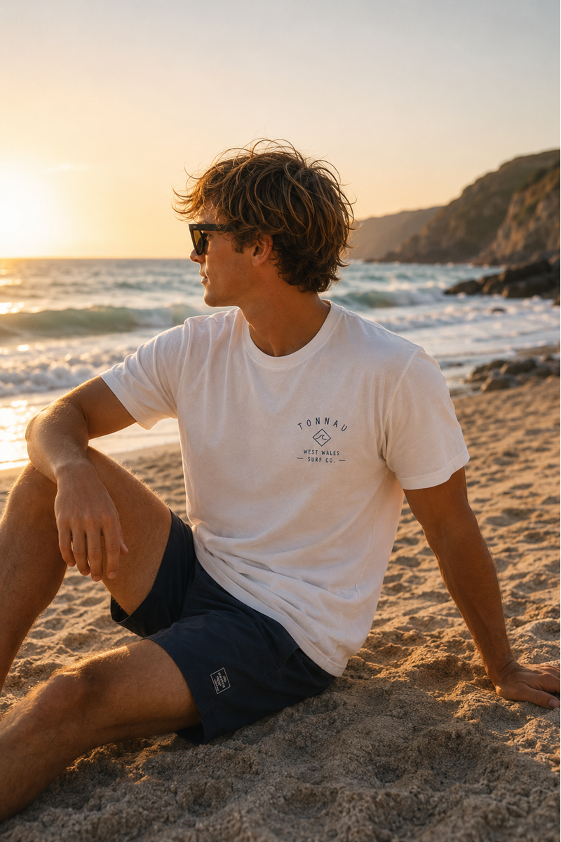Tonnau Life is Good Tee - White-2