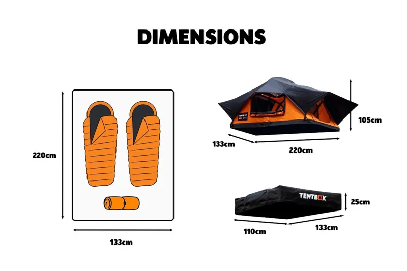TentBox Lite 2.0 Forest Green - Roof Tent Box-3