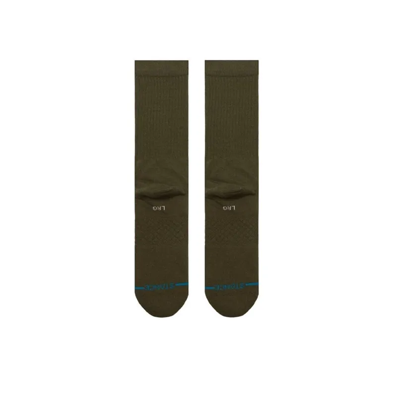 Stance Icon Crew Socks Green-1