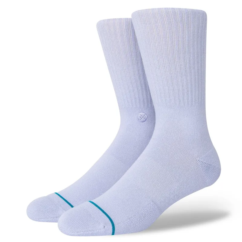 Stance Icon Crew Socks Lilac Ice
