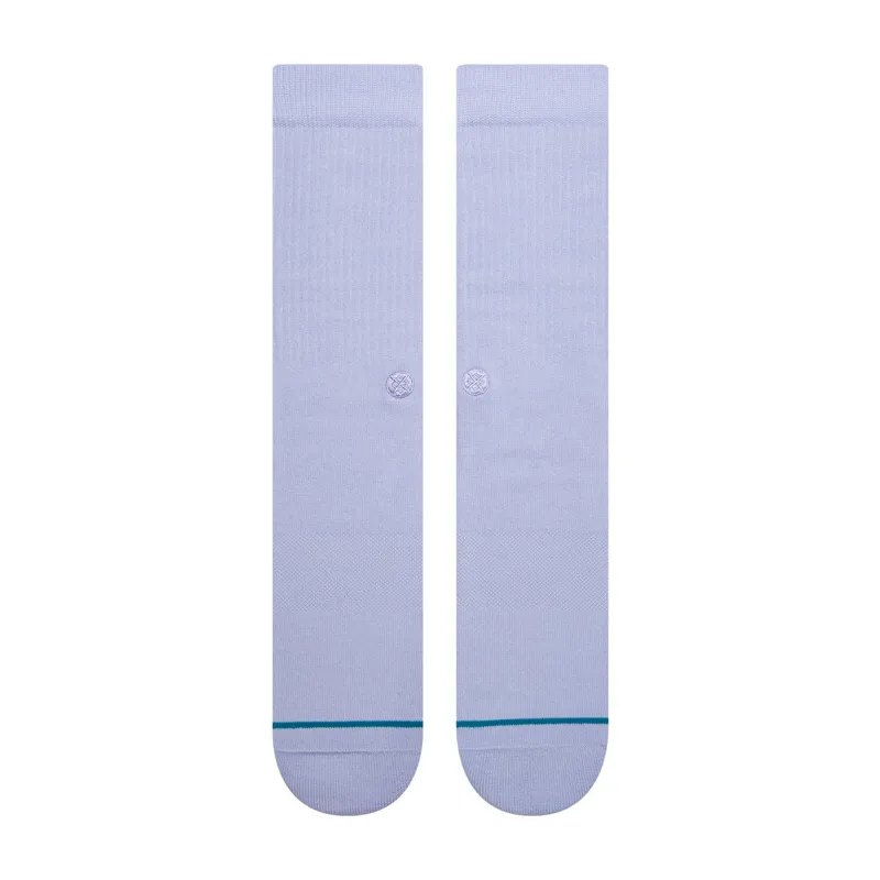 Stance Icon Crew Socks Lilac Ice-2