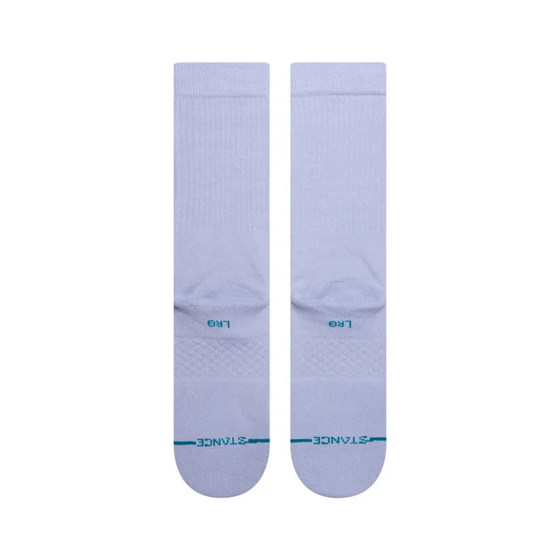 Stance Icon Crew Socks Lilac Ice-1