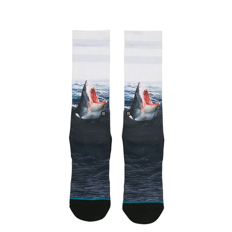 Stance Landlord Crew Socks Blue-2