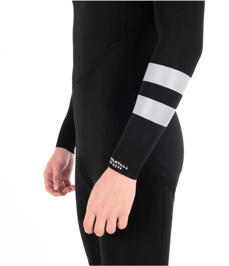 Hurley Mens Advantage Plus 3/2mm Fullsuit in Black-6