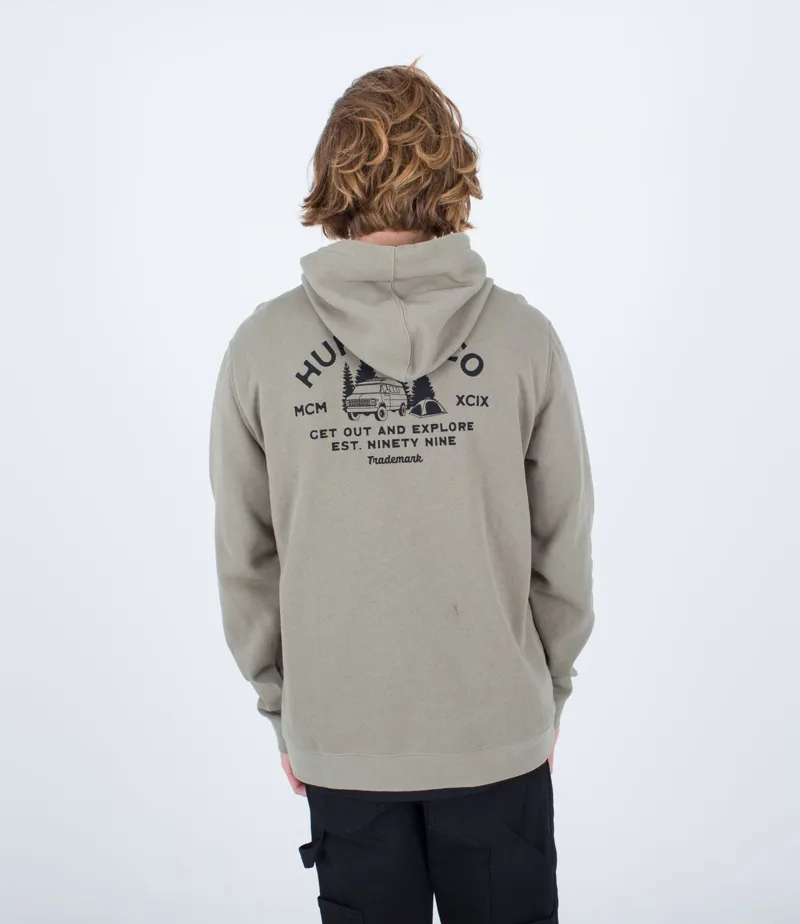 Hurley Campin Hooded Sweatshirt Army-2