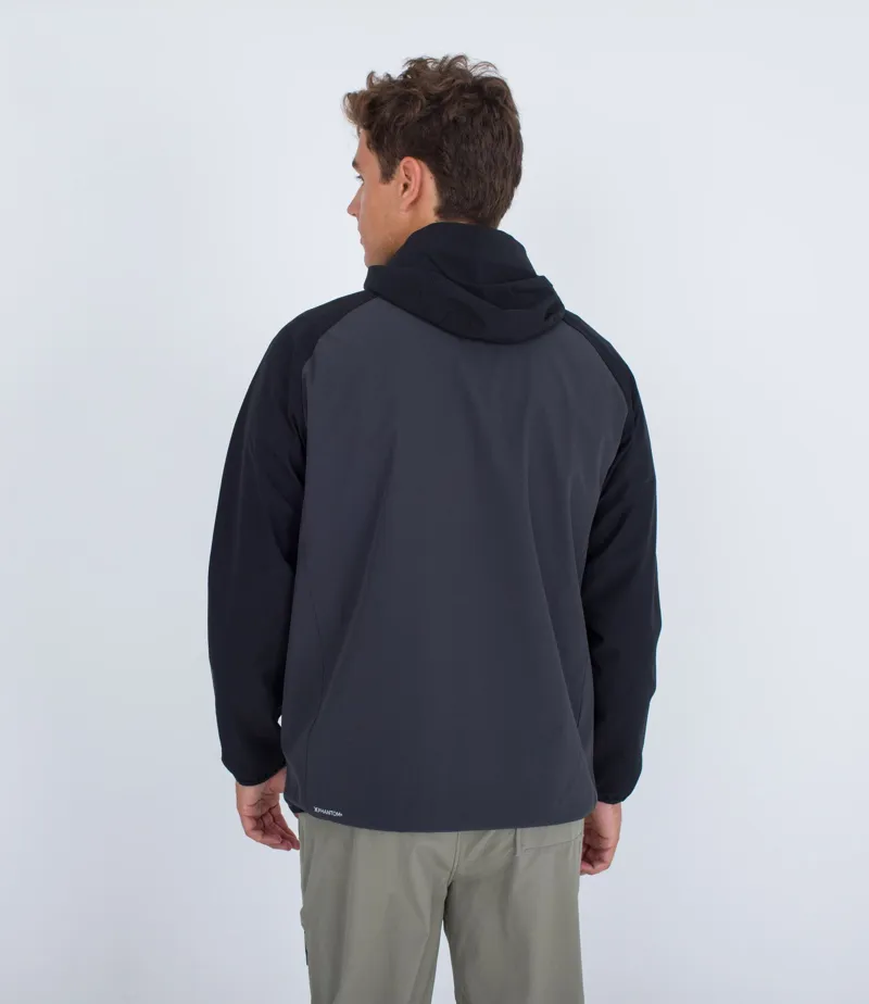 Hurley Phantom+ Packable Anorak II Dark Stone Grey-2