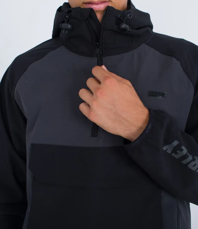 Hurley Phantom+ Packable Anorak II Dark Stone Grey-5