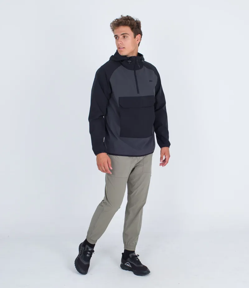 Hurley Phantom+ Packable Anorak II Dark Stone Grey-7