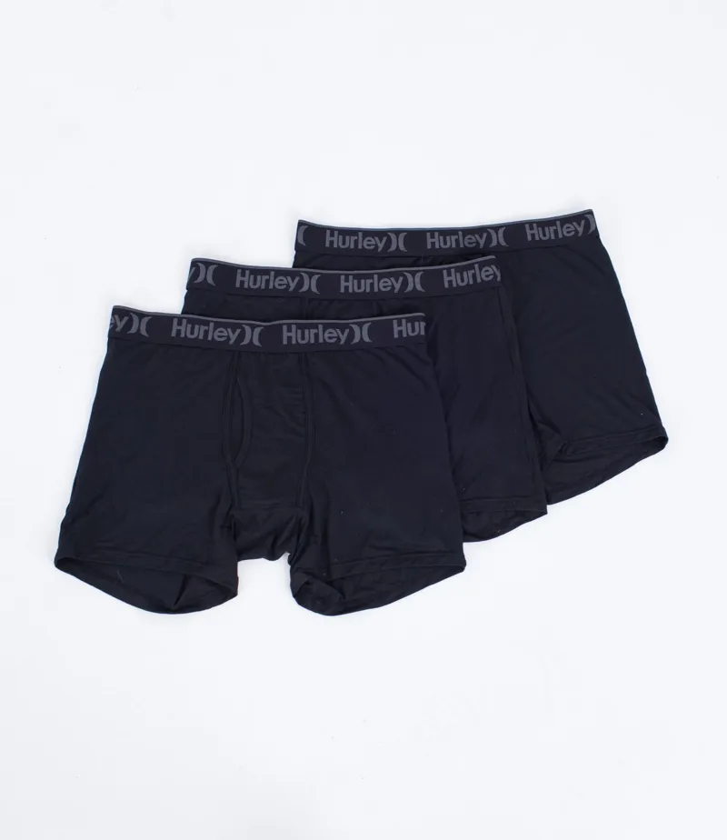 Hurley Supersoft Boxer 3 pack Black-2