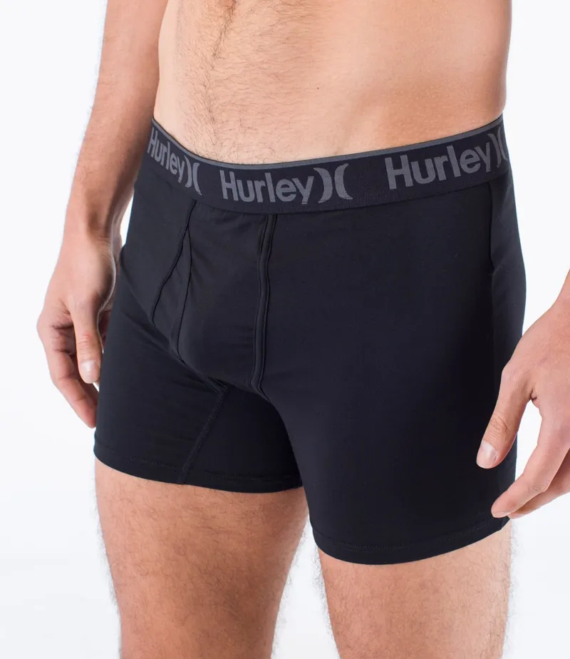 Hurley Supersoft Boxer 3 pack Black
