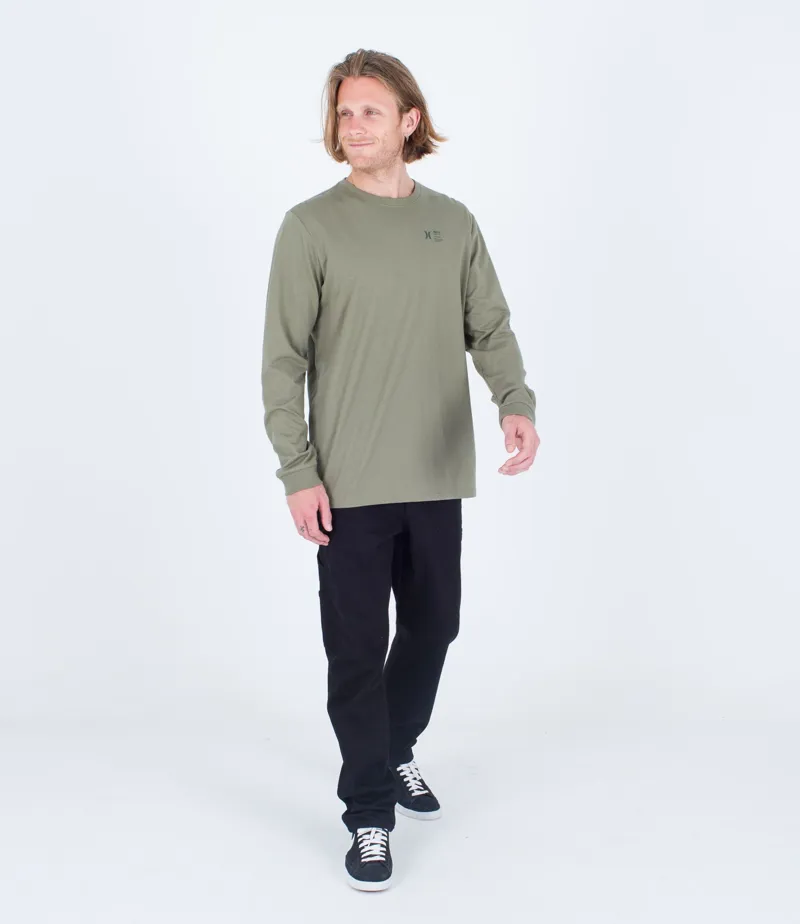 Hurley Everyday Explore Supply Long Sleeve Tee Army-5